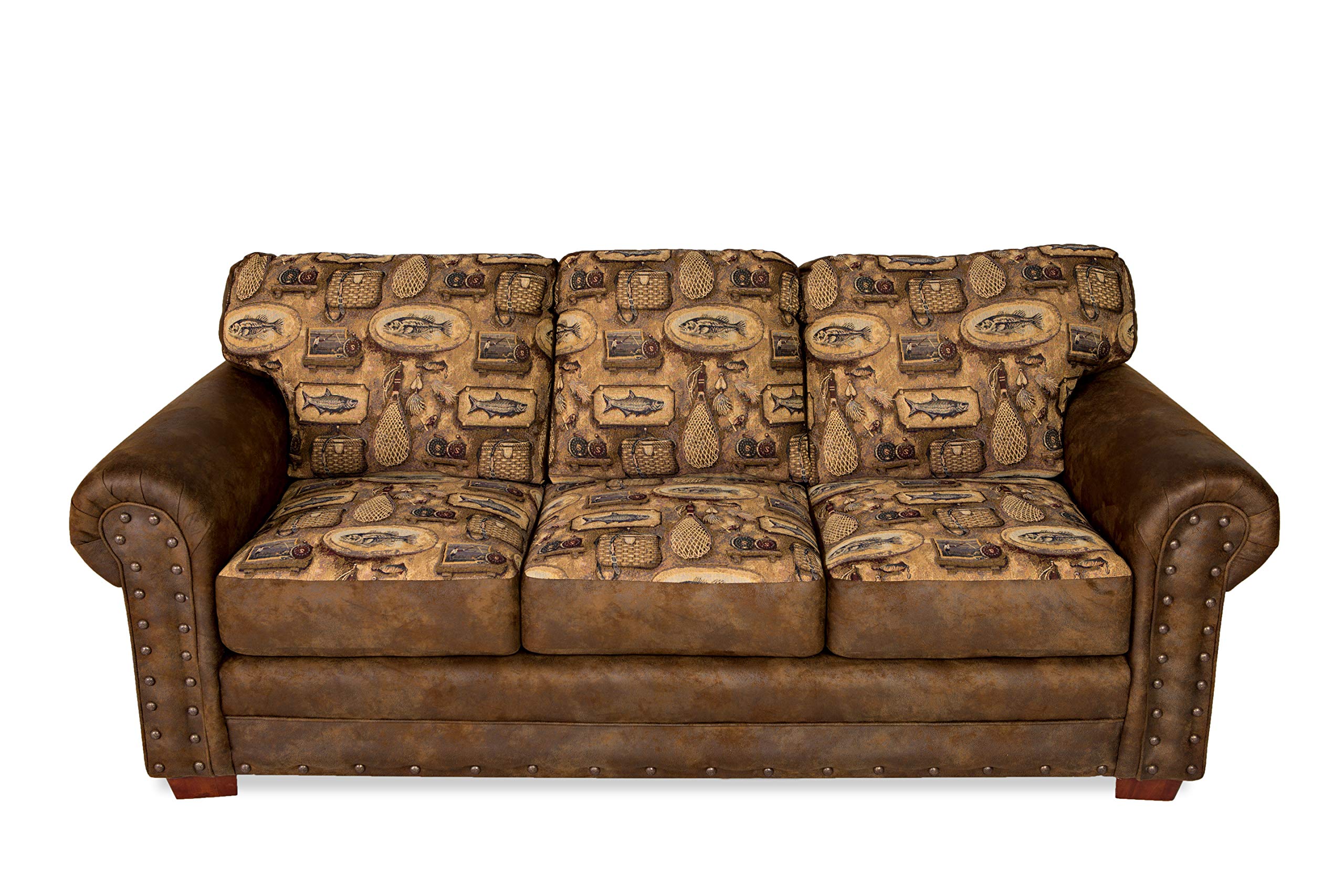 American Furniture Classics Model River Bend Sleeper Sofa, Brown